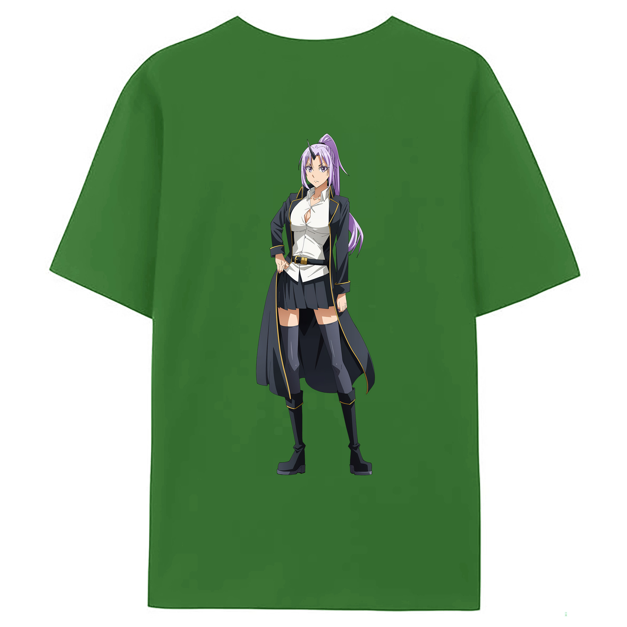 （画像用） 転スラ Regarding Reincarnated to Slime レディース半袖Tシャツ(バックプリント)